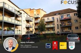 Wohnung mieten in Georg-Schumann-Straße 345, 04159 Wahren, Moderne 3-Raum-Familienwohnung mit großem Südbalkon, Stellplatz & EBK am Wahrener Rathaus