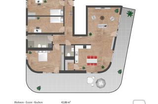 Penthouse mieten in Manfred-Weinmann-Ring 4 Zi, 74078 Neckargartach, ERSTBEZUG JULI 2026 im Hochgelegen ! Penthouse 4 Zimmer-Wohnung TYP H