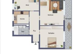 Wohnung mieten in 90451 Eibach, Moderne 3-Zi-Wohnung in Nürnberg-Eibach – Renoviert & WG-geeignet