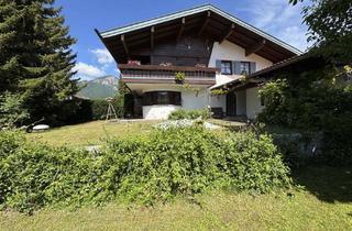Haus kaufen in 83246 Unterwössen, Luxuriöses Landhaus (DHH) *** 3 Bäder, offener Kamin, Sauna, Schwimmbad und großer Garten in Toplage