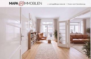 Wohnung kaufen in 76137 Südweststadt, Provisionsfrei - Großzügige 5-Zimmer-Altbauwohnung mit Flügeltüren und hohen Decken