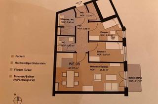 Wohnung mieten in Straße Der Einheit 29, 16515 Oranienburg, schöne ruhige 3-Zimmerwohnung im 1.OG
