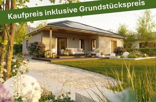 Haus kaufen in 99869 Hochheim, Mit Grundstück: Der Bungalow mit der charmanten Form in Hochheim– ausgefallen und praktisch