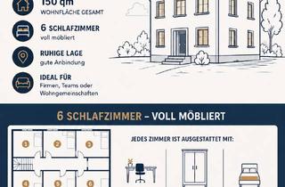Haus mieten in 74219 Möckmühl, Monteurhaus / Firmenunterkunft für bis zu 6 Personen – Möckmühl – komplett möbliert – All-inclusive