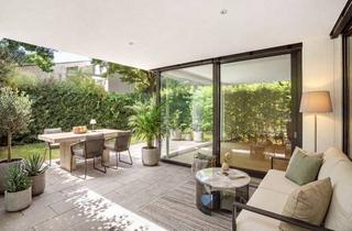 Wohnung kaufen in Tal, 81925 München, Garten-Idyll in Toplage Herzogpark: Exklusive 3,5-Zimmer-Wohnung in moderner Design-Villa