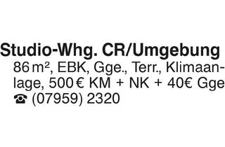 Wohnung mieten in 74586 Frankenhardt, Studio-Whg. CR Umgebung