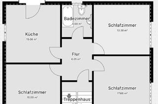 Immobilie mieten in 76549 Hügelsheim, Möblierte 3-Zimmer-Wohnung