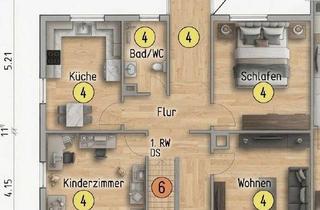 Wohnung kaufen in 73252 Lenningen, Gemütliche 3-Zi.-ETW mit Wohnküche und traumhaftem Gartenanteil im Lenninger Tal