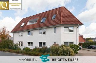 Wohnung kaufen in 28832 Achim, 0% Käuferprovision! Helle 3-Zimmer-Dachgeschosswohnung mit Loggia in absolut ruhiger Lage Badens!