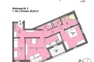 Wohnung mieten in Johannes-Daur-Straße 23, 70825 Korntal-Münchingen, Neubau - helle, moderne 3-Zimmer-Wohnung mit Loggia S/W-Ausrichtung zentral in Korntal zu vermieten