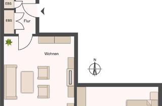 Wohnung mieten in Dörnbergstraße 50, 29223 Celle, helle 2-Zimmer-Wohnung mit Balkon