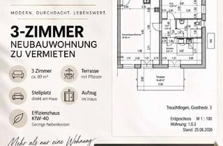 Wohnung mieten in Goethestrasse, 91757 Treuchtlingen, Erstbezug 3 Zimmer in Treuchtlingen