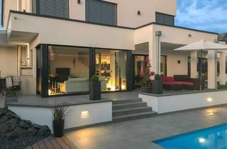 Villa kaufen in 56593 Pleckhausen, Exklusives Wohnen moderne Bauhausvilla - energieeffizient mit Pool + Sauna Nähe A3 30 Min Bonn