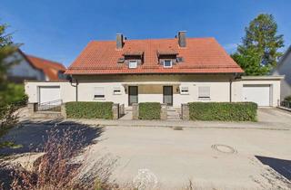 Doppelhaushälfte kaufen in 97711 Maßbach, Zwei Doppelhaushälften mit großem Grundstück, 2 Garagen und zusätzlichem Ausbaupotenzial