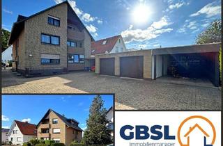 Anlageobjekt in 32312 Lübbecke, 6 Wohnungen, 2 Garagen, 1 Carport, 1 überdachter Stellplatz und 2 weitere befestigte Stellplätze