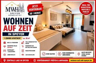 Immobilie mieten in 67346 Speyer, Wohnen auf Zeit in Speyer | möbliertes Apartment | bis 3 Personen | flexibel für 1–6 Monate