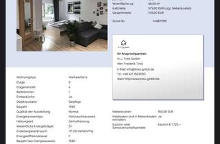 Wohnung mieten in Bismarckstraße 153, 28203 Fesenfeld, Großzügige 1-Zimmer-Wohnung zwischen Viertel & Peterswerder