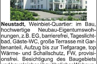 Wohnung kaufen in 67434 Neustadt, Weinbiet-Quartier: im Bau, hochwertige Neubau-Eigentumswohnungen, z.B....