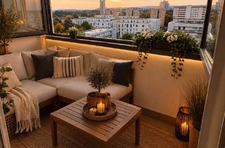 Wohnung kaufen in Fasanenhofstr, 70565 Fasanenhof, Helle 3-Zimmer-Wohnung mit Fernblick, Loggia und Energieeffizienzklasse A in Stuttgart-Fasanenhof