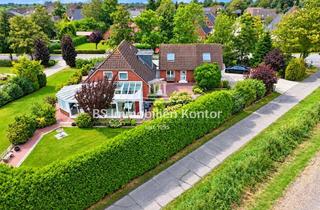 Einfamilienhaus kaufen in 26736 Krummhörn, Top gepflegtes Einfamilienhaus mit Wintergarten, Anbau und Gartenanlage in idyllischer Lage!