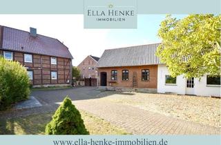 Haus kaufen in 39359 Mannhausen, Schöner Resthof mit Fachwerkhaus, Scheune, 2 Garagen, Garten + großem, idyllischem Hof...