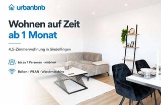 Immobilie mieten in Wurmbergstraße, 71063 Sindelfingen, Möblierte 4-Zimmerwohnung in Sindelfingen – Wohnen auf Zeit ab 1 Monat