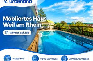 Immobilie mieten in Oberer Schlipfweg, 79576 Weil am Rhein, Haus mit Pool in Weil am Rhein – Wohnen auf Zeit