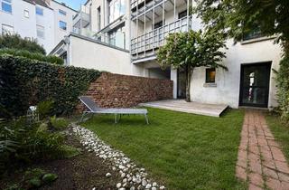Immobilie mieten in Dorotheenstr 26, 45130 Rüttenscheid, Wohnen auf Zeit: Vollmöbliertes Appartement mit privatem Garten