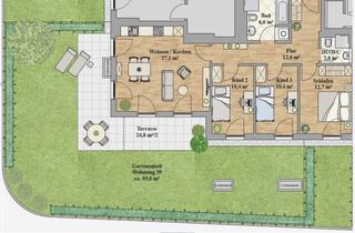 Wohnung mieten in 01219 Dresden, Traumhaftes Wohnen mit Terrasse und eigenem Garten! Erstbezug!