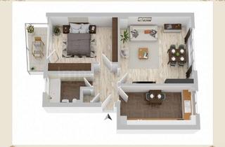 Wohnung kaufen in 68169 Neckarstadt, ++ HOCHWERTIGE 2 ZIMMER WOHNUNG INKL. SONNENBALKON! ++