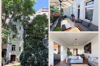 Wohnung kaufen in 04229 Schleußig, Traumwohnung mit Blick auf Clara-Park * schöner Altbau * großer Balkon * saniert & bezugsfertig *