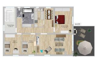 Wohnung mieten in 88471 Laupheim, Sanierte 4 Zimmer Wohnung in Laupheim
