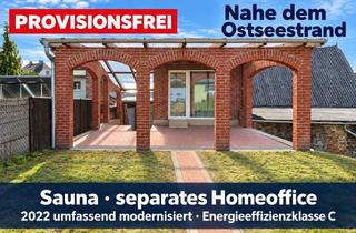 Haus kaufen in Rostocker Straße 65, 18236 Kröpelin, Wellness-Oase nahe dem Ostseestrand mit Sauna, Garten und separatem Homeoffice