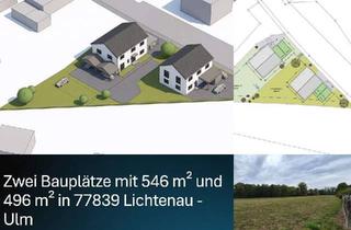 Grundstück zu kaufen in 77839 Lichtenau, Baugrundstück in Lichtenau-Ulm – 496 m² für Ihr Traumhaus