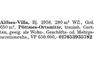 Villa kaufen in 86554 Pöttmes, Altbau-Villa