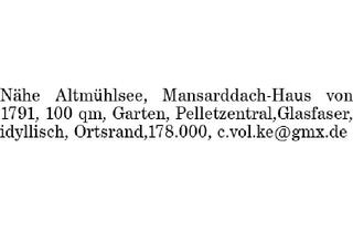 Haus kaufen in 91572 Bechhofen, Wochenend-Haus Altmühlfranken