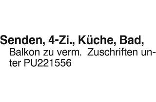 Wohnung mieten in 89250 Senden, 4-Zimmer