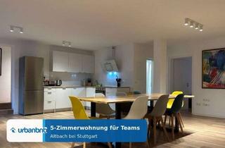 Immobilie mieten in Bachstraße, 73776 Altbach, möblierte 5-Zimmerwohnung Esslingen - Wohnen auf Zeit ab 1 Monat