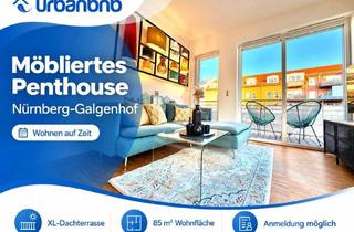 Immobilie mieten in Dallingerstrasse, 90459 Galgenhof, Wohnen auf Zeit Nürnberg: Penthouse mit XL-Dachterrasse