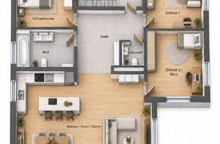 Wohnung kaufen in 59597 Erwitte, Neubauwohnung in Erwitte mit Schlossblick zu verkaufen!