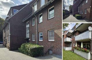 Wohnung kaufen in 26316 Varel, Solide Kapitalanlage gegenüber der Vareler Mühle – vermietete Erdgeschosswohnung mit Loggia, Keller