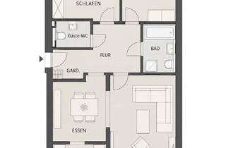 Wohnung kaufen in Paradiesstraße 27/2, 88348 Bad Saulgau, gepflegte 3-Zimmer-Wohnung mit Südloggia, Einbauküche und Garage