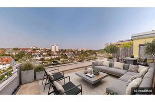 Wohnung kaufen in 97218 Gerbrunn, Wohnen mit Weitblick – eine Dachterrasse, die den Unterschied macht