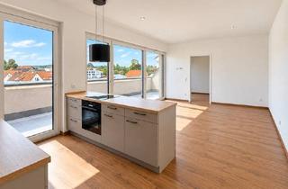 Wohnung mieten in 89537 Giengen, Exklusive Neubau-Dachgeschosswohnung mit Loggia & Einbauküche