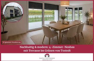 Wohnung mieten in 21255 Tostedt, Nachhaltig & modern: 4-Zimmer-Neubau mit Terrasse im Grünen von Tostedt