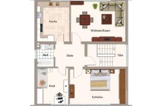 Wohnung mieten in Aulhof 13, 51491 Overath, 3 Zimmer Dachgeschosswohnung im ruhigen 3 Parteienhaus