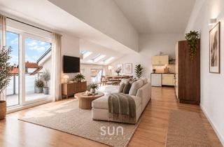 Penthouse mieten in 64546 Mörfelden-Walldorf, PENTHOUSE MIT 2,5-ZIMMER, EBK, KLIMAANLAGE - mit schönem Blick ins Grüne