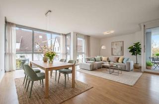 Wohnung mieten in Mörikestraße, 73230 Kirchheim, Zukunftssicher & Barrierefrei wohnen: Modernes 115m²-Lichtjuwel mit neuer Wärmepumpe & 2 Balkonen