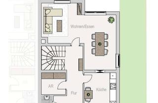 Haus mieten in 55481 Kirchberg, Doppelhaushälfte in Kirchberg - 6 ZKB - 174m²