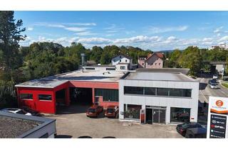 Gewerbeimmobilie kaufen in 87437 Kempten, Etabliertes Autohaus in bester Sichtlage von Kempten: Werkstatt, Ausstellungshalle und 20 Stp.